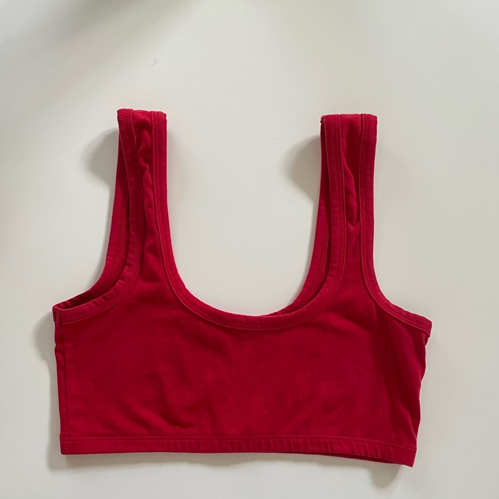 EUC Arq wide strap bra in cherry 🍒